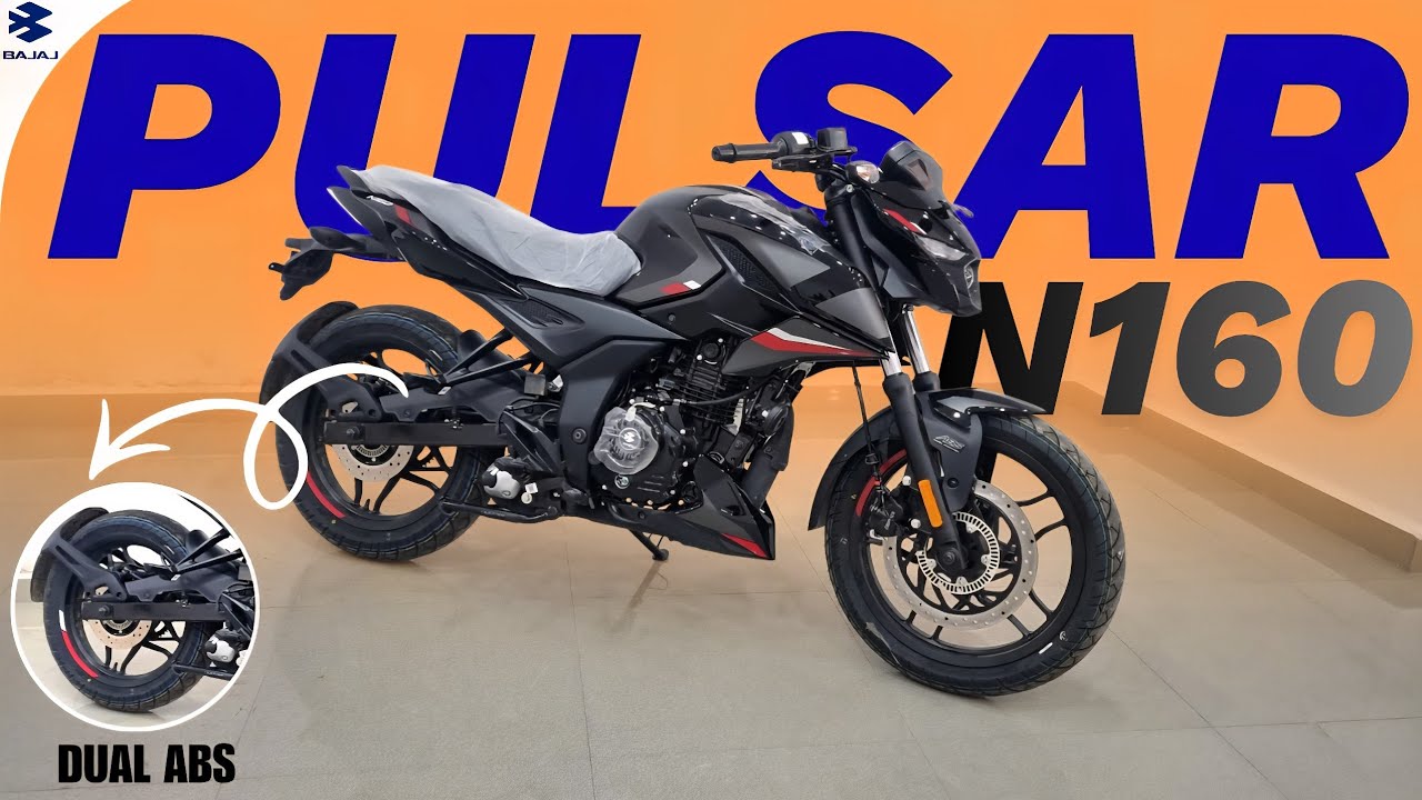 BAJAJ PULSAR N160 DUAL ABS SINGLE SEAT REVIEW IN TELUGU. @motoboyvk 