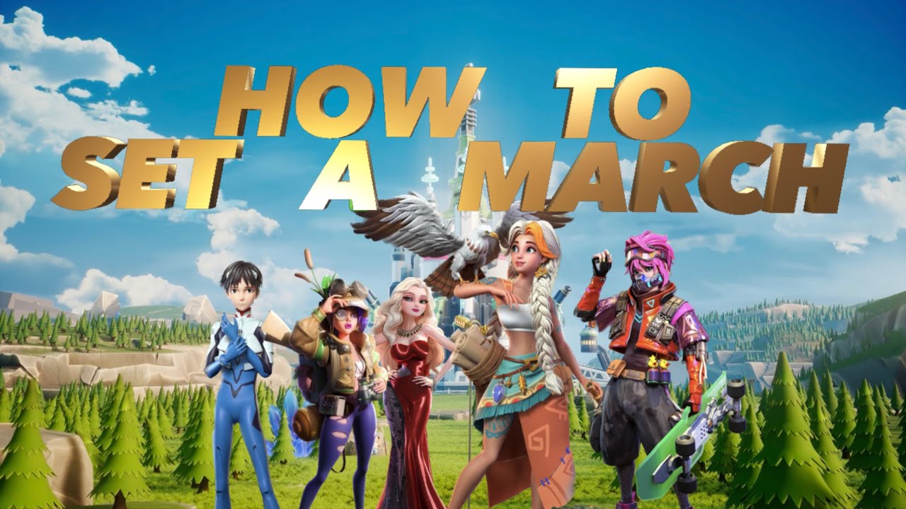 HOW TO SET A MARCH correctly in Top War - YouTube