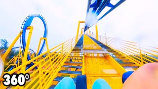 Montu (Busch Gardens Tampa Bay) - VR ONRIDE - 360° suspended looping roller coaster POV