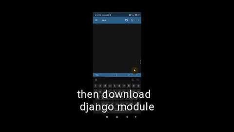 how to run django in Android
