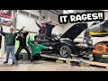 EW32 Surprises all of us on the dyno.. THEN WE FINALLY SLIDE IT.