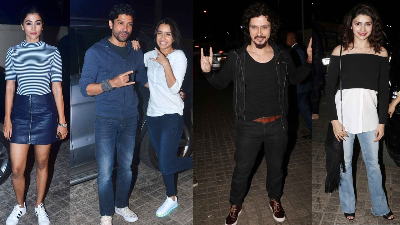 Star Studded Screening Of Rock On 2 | Pooja Hegde, Darshan Kumaar and many others were seen
