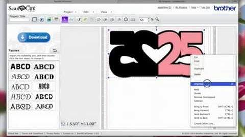 ScanNCut Canvas Number Shaped Cards