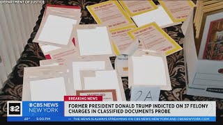Trump indicted on 37 felony charges in classified documents probe