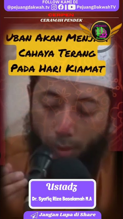 Uban Yang disemir, Apakah Bisa Bercahaya Dihari Kiamat?