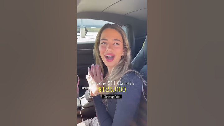 No Way This Paid For Her Porsche 911