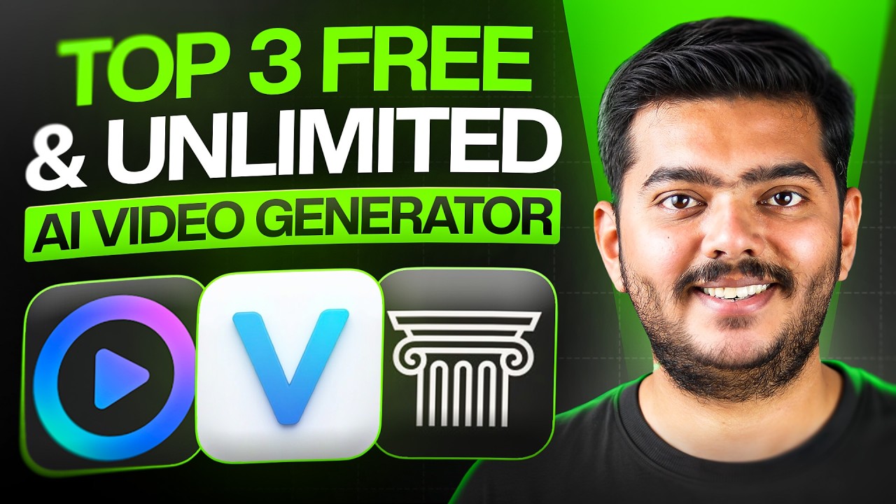 3 Best FREE AI Video Tools (Unlimited + No Watermark) | AI Video Kaise Banaye | August 2026