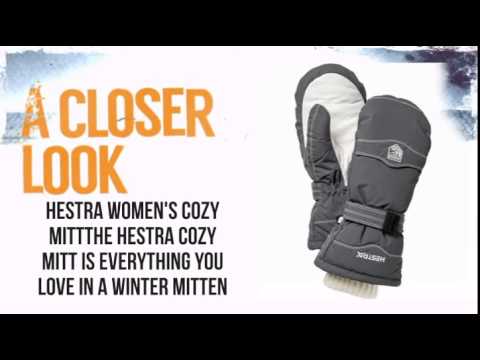 Hestra Cozy Mitten Women's-Grey - TheSkiBum.com