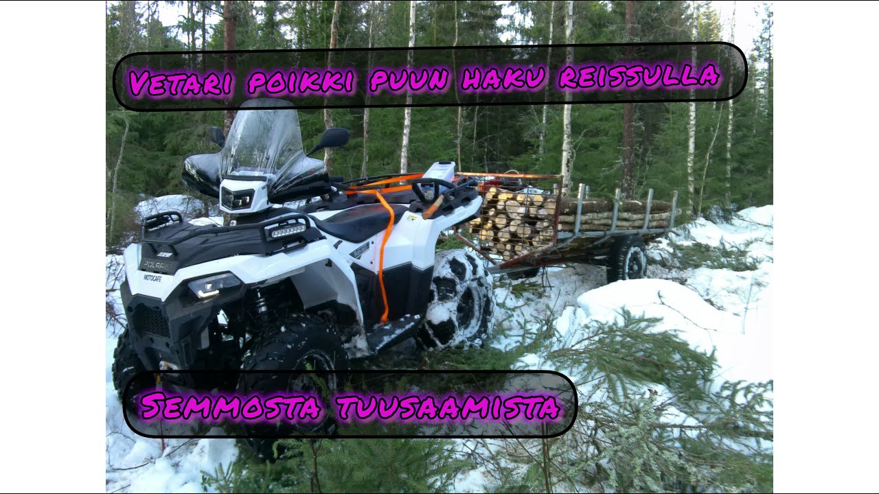 Puun haku reissu, vetari poikki