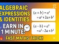 Algebraic Expression and Identities Full Concept #viralreels #algebra #diksha