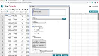 Confidence Intervals  Estimating the Mean in StatCrunch