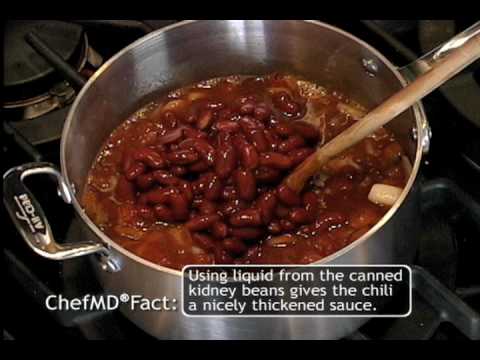 ChefMD® Recipe: Spicy and Rich Sausage and Kidney Bean Chili