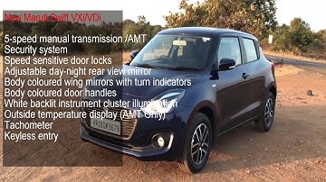 2018 Maruti Suzuki SWIFT Variants Explain LDi, VDi, ZDi, ZDi+, LXi, VXi, ZXi, ZXi+