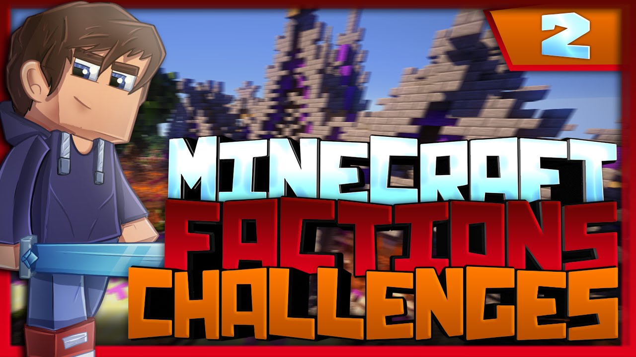 Minecraft: Factions Challenges! Episode 2 - 1 HEART RAID