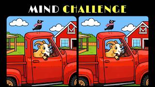 Spot 5 Differences Challenge ⚡ | Improve Focus & IQ | Puzzle Game 2026