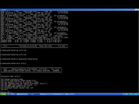 Simple Organic Structure 9/10 (Preparation of Tables and Pictures, XCIF, XP)