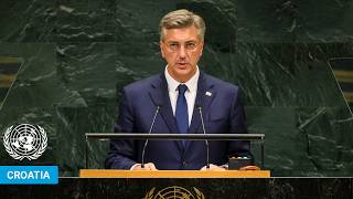🇭🇷 Croatia - Prime Minister Addresses United Na...