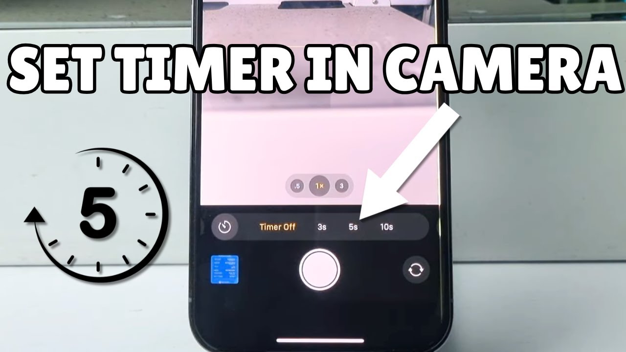 How to Set Timer in iPhone Camera - YouTube