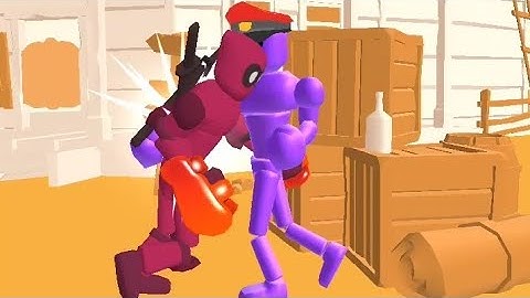 Stickman Ragdoll Fighter - Gameplay Walkthrough Levels 36-56 (Android/iOS)