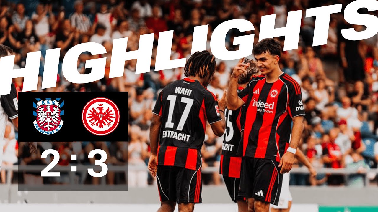 Kurioses Eigentor & Uzun-Knaller I Highlights FSV Frankfurt - Eintracht