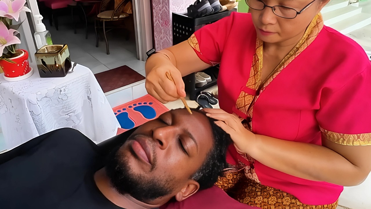 💆‍♂️ Thai Street Side Head Massage – She Massaged Ideas Into My Mind! – Pattaya 🇹🇭