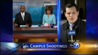 Niu Shooting Chicago Abc 7 News Report 02-18-08 At 11 Am