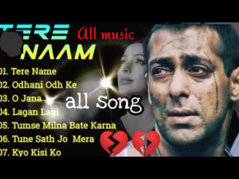 Mix:{Tere Naam Movie} All Songs || Lyrical Audio music || (Salman Khan) g (Bhumika Chawla) #terenaam