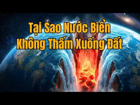 Tại sao nước trên Trái Đất không chảy hết xuống lòng đất?