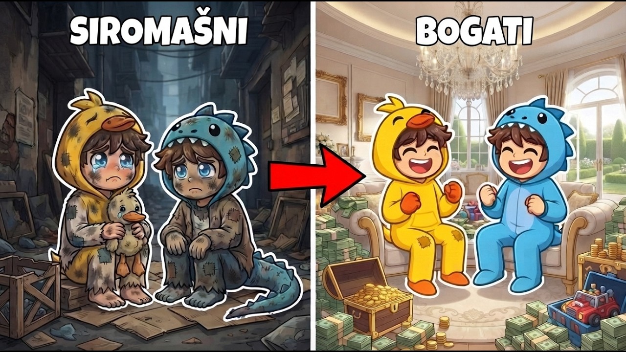 OD SIROMAHA DO MILIONERA U ROBLOXU