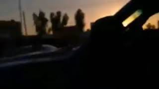 قطع  عراقي من فوق سيارة بوليس في كركوك من قبل شباب اكراد الابطال