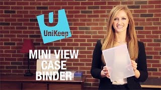 UniKeep - Mini View Case Binders for Small Item and Craft Storage