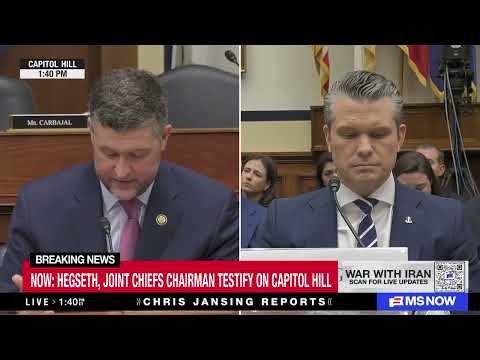 'Stop! Stop!: Lawmaker cuts off Hegseth 'lying' about Iran war wounded