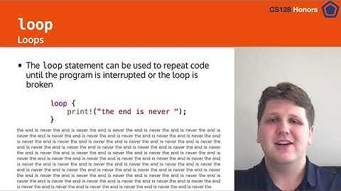 CS128 Honors Lesson 3 (part 3) - Control Flow in Rust