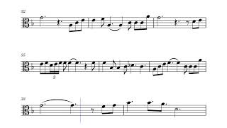 Goddess – Laufey ,(viola sheet music)