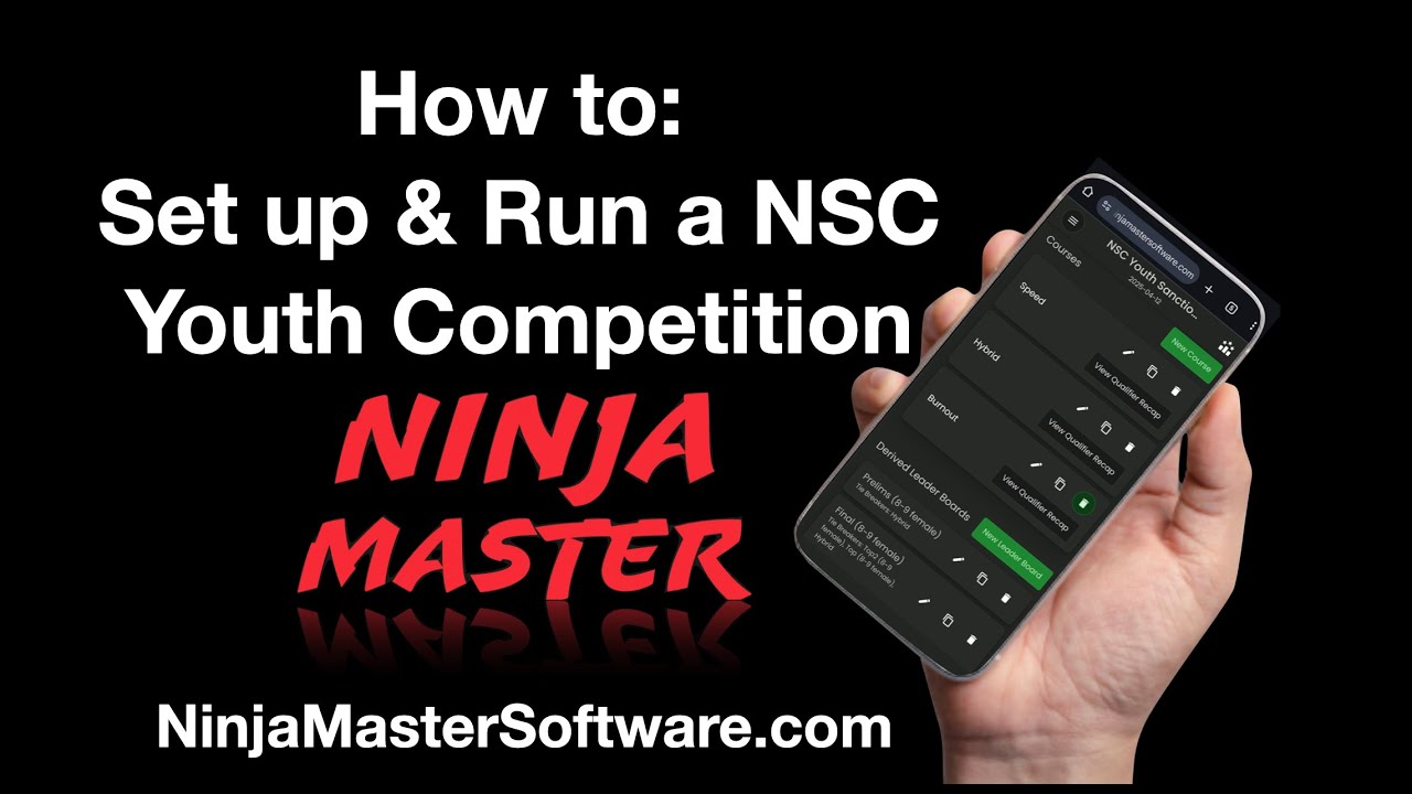 NSC Youth Event Setup in Ninja Master - YouTube