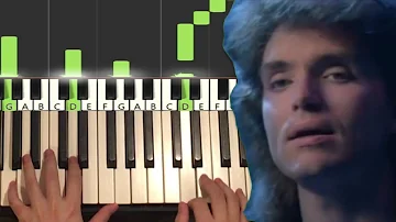 Richard Marx - Right Here Waiting (Piano Tutorial Lesson)