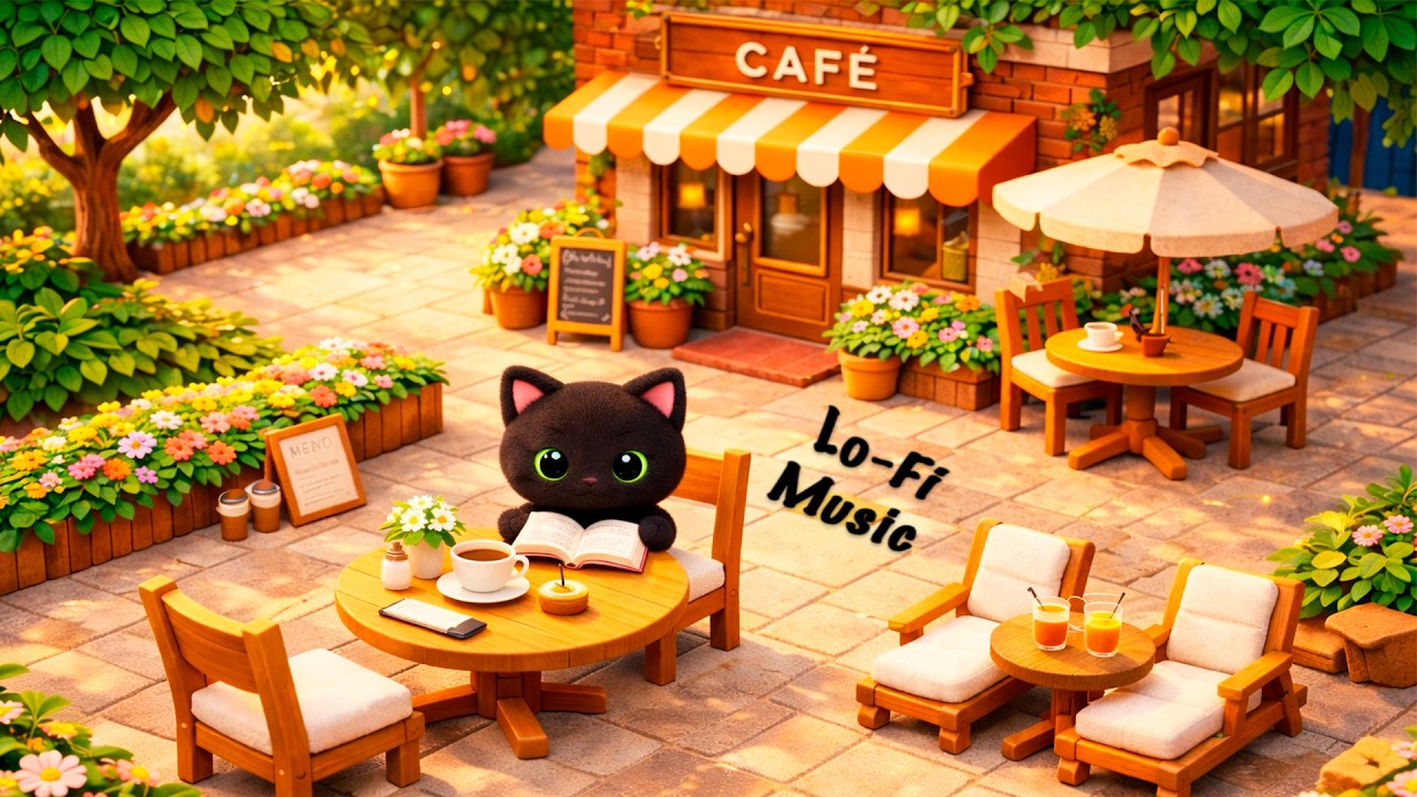 Cozy Cafe Rain ☕🌧️ Jazz Lo-Fi for Reading, Study & Focus