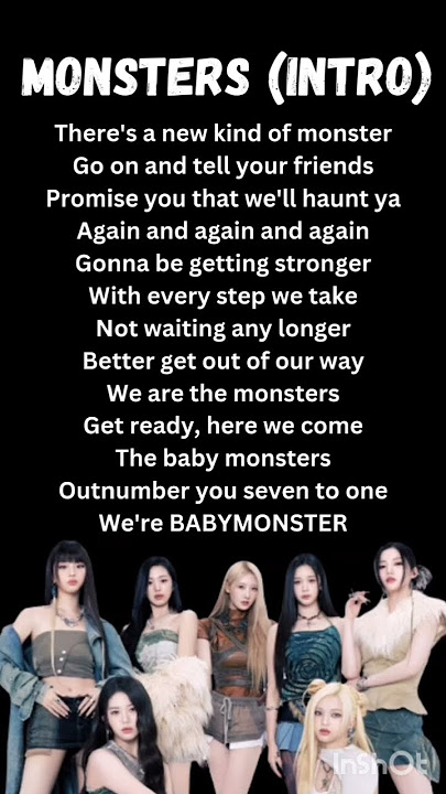 Baby monster (Intro) #babymonster #kpop #yg #edit #lyrics