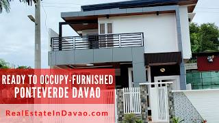 Ready to Occupy Furnished House and Lot at Ponteverde Davao City| Real Estate in Davao City