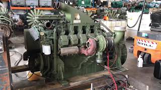 MTU 12V 2000 dieselmotor film