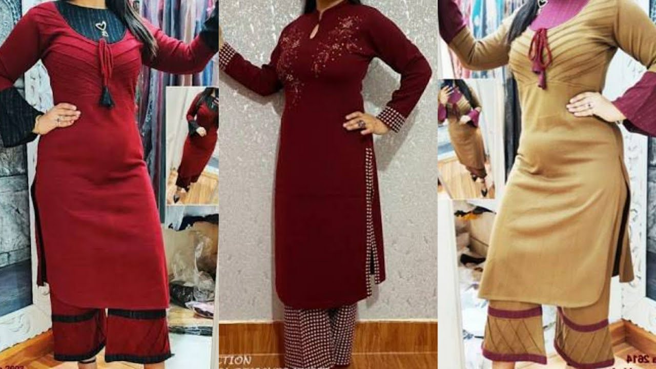 Feather Touch Cotton Unstiched Ladies Designer Winter Plazo Suit, Handwash  at Rs 549/piece in Ludhiana