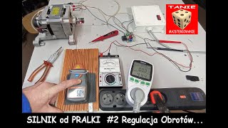 Silnik od Pralki AMICA #2 - Regulacja Prędkości Obrotowej  (WELLING HXGK 1I)