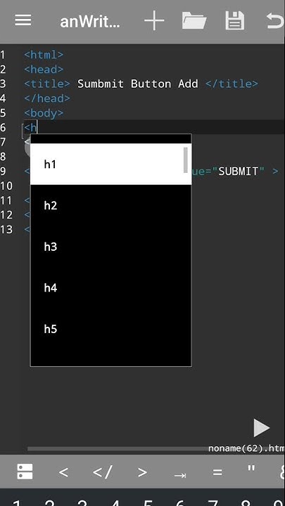 SUBMIT BUTTON IN HTML || HTML #Shorts #Short - YouTube