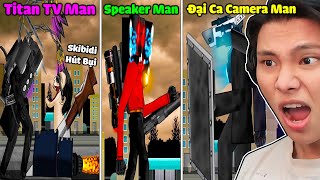 JAYGRAY ÁM ẢNH SKIBIDI TOILET PHIÊN BẢN HOẠT HÌNH ANIME 2D*TITAN TV MAN VÀ SPEAKER MAN VS CAMERA MAN