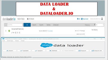 Use data loader application as well as dataloader.io
