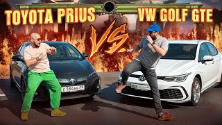 Вот почему VW Golf GTE лучше чем Toyota Prius, битва гибридов!🔋🔌