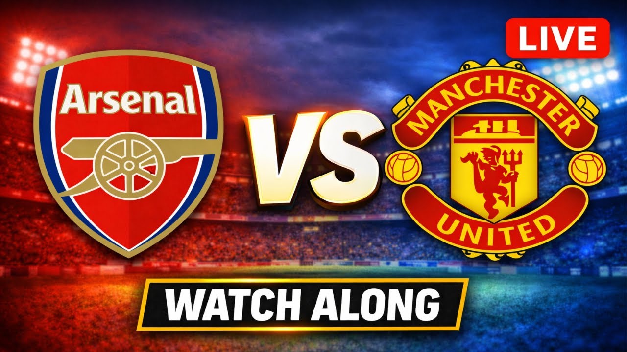 Arsenal vs Man United LIVE Watch Along | Premier League Match Reaction