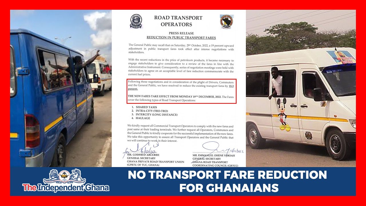 Trotro drivers flout 15.3% reduction in fares