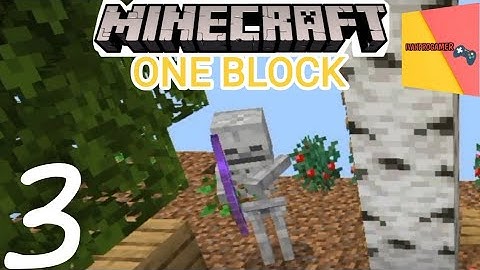MINECRAFT: One Block - Gameplay Walkthrough Part 3 - Phase 3 Deep Caves (iOS, Android)