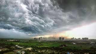 Dark Clouds with Strong Wind - 4K Ultra HD (A Timelapse Film)